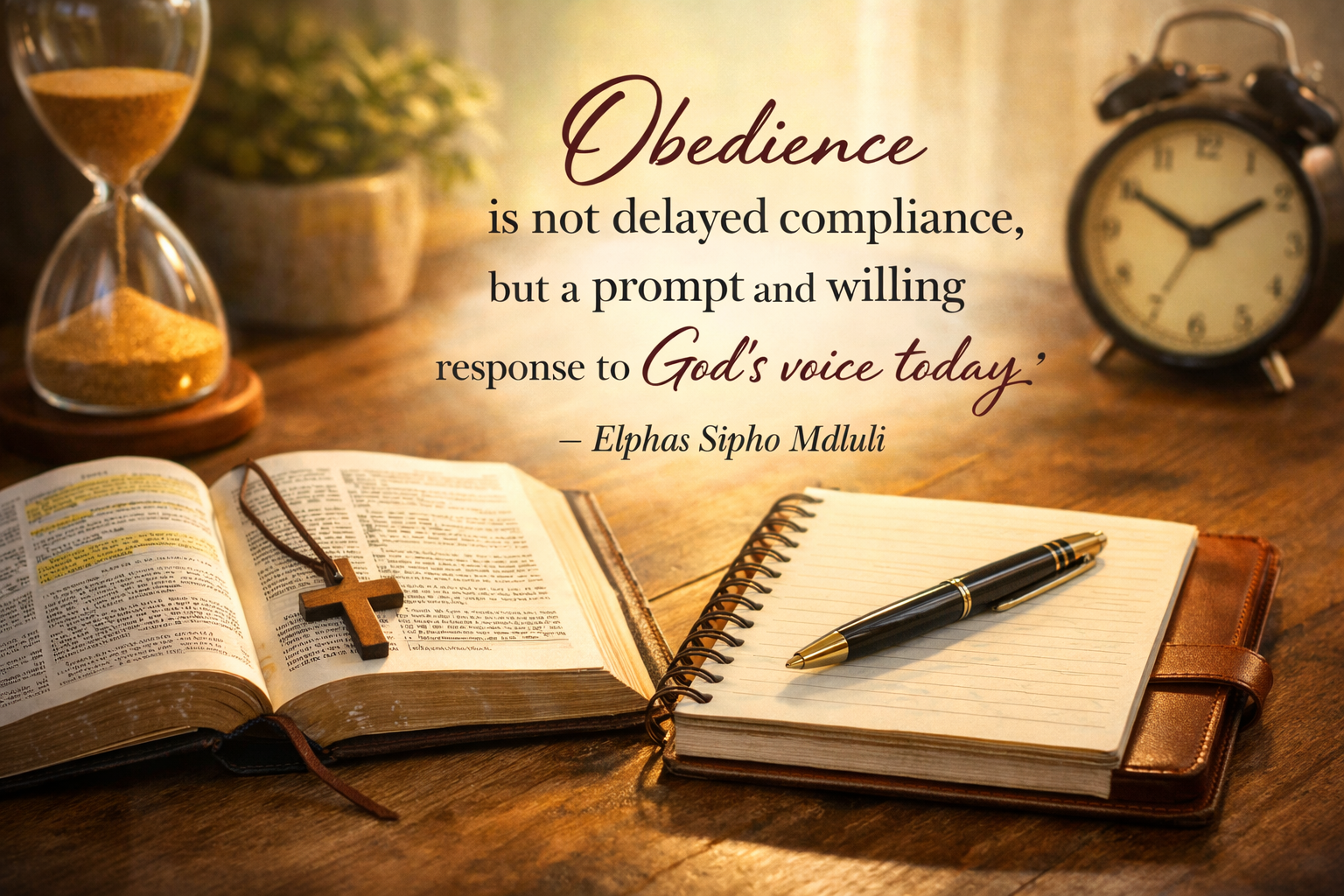 The Grace to Obey Today: Replacing Delay with Alignment