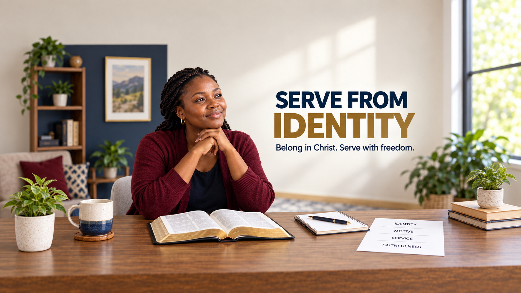 How to Serve from Your Identity in Christ Not for Approval