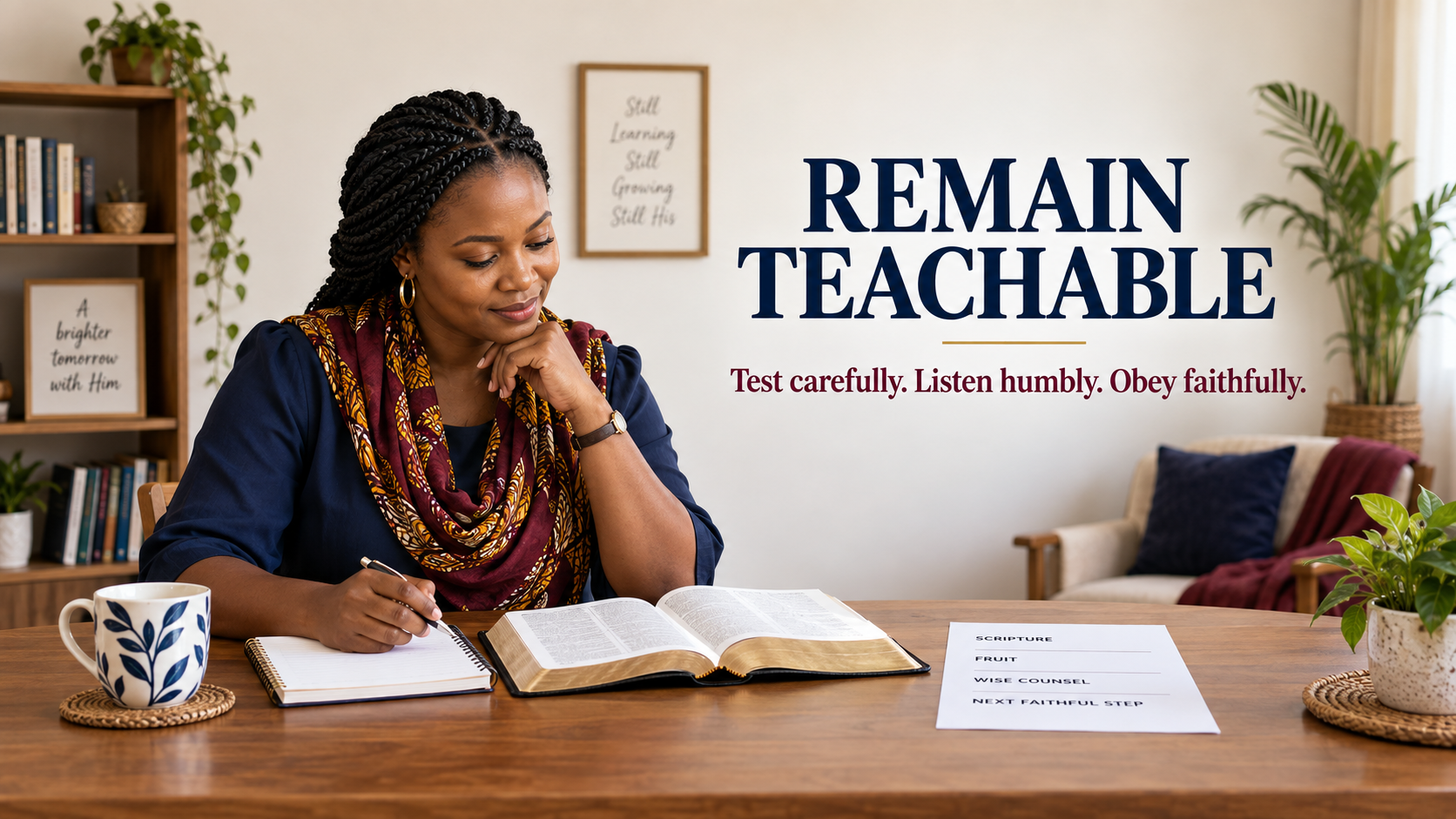 How to Remain Teachable When You Believe God Has Spoken